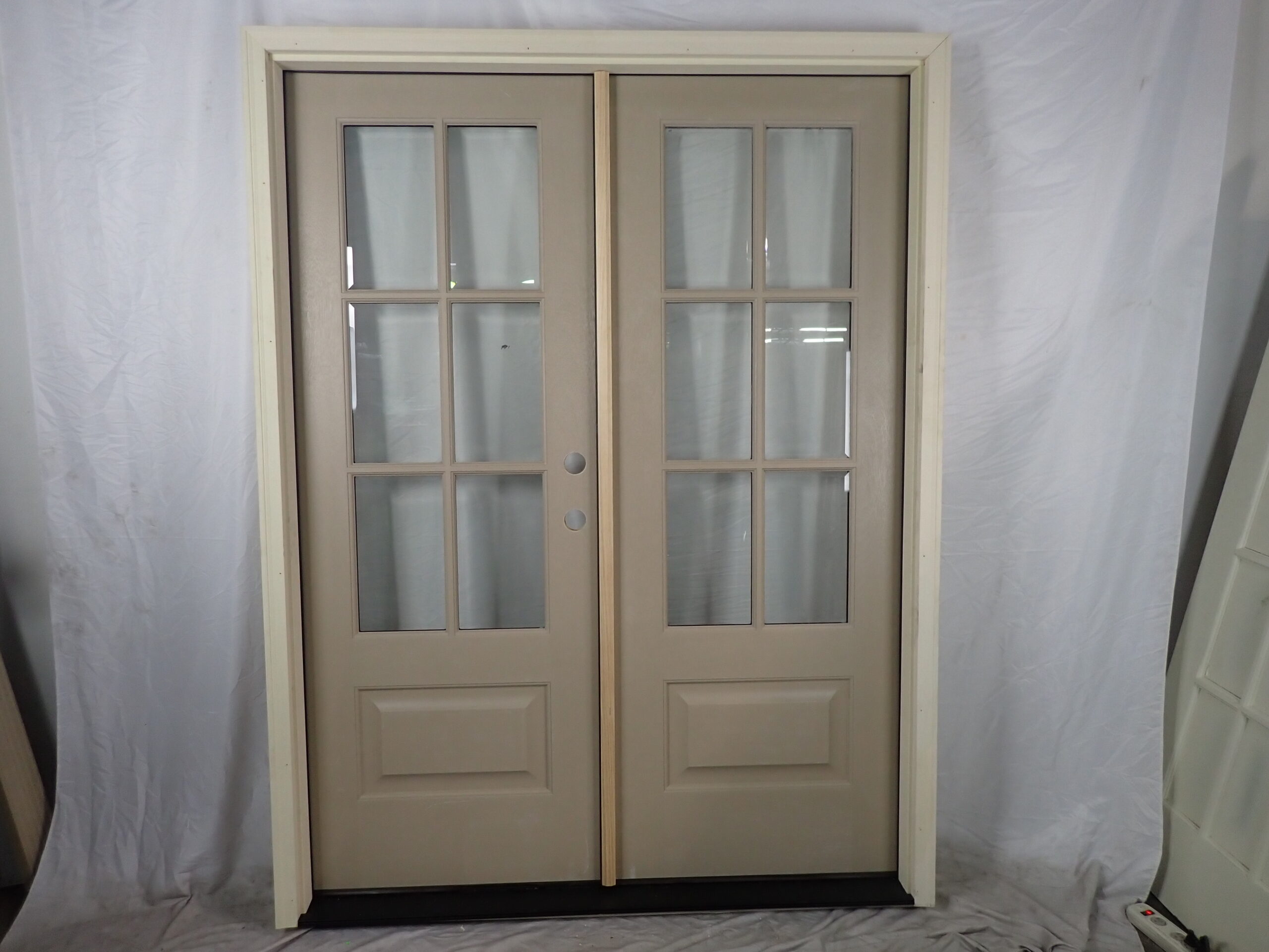 Simple 60 Inch Wide Exterior French Doors for Large Space