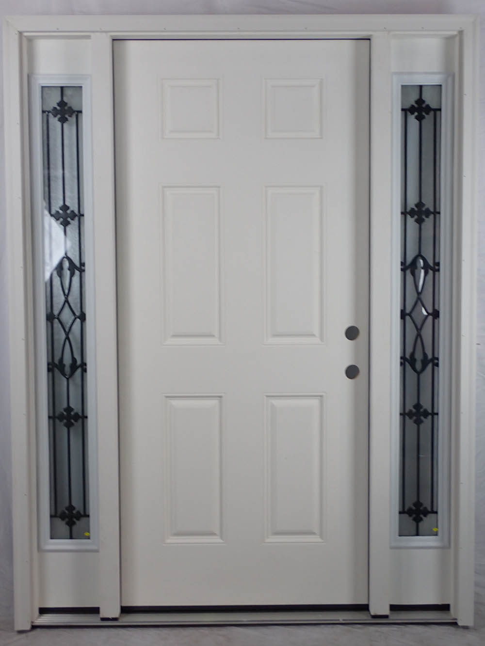60.5&quot; Front Door Sidelite Unit with Iron Sidelites IN