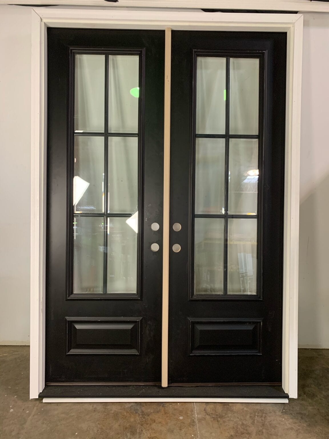Creative Exterior French Door Units with Simple Decor