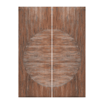 Unique Mahogany Exterior Double Door Slabs – 46 Sapporo