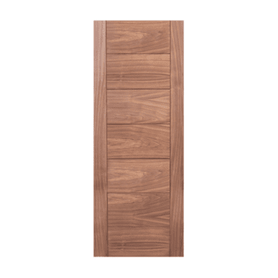 Midcentury Modern Walnut Exterior Single Door Slab – EW-510