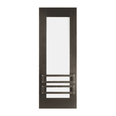 Full-Lite Unique Mahogany Exterior Single Door Slab – Model NW 1789 – 2 1/4″ Thick Door