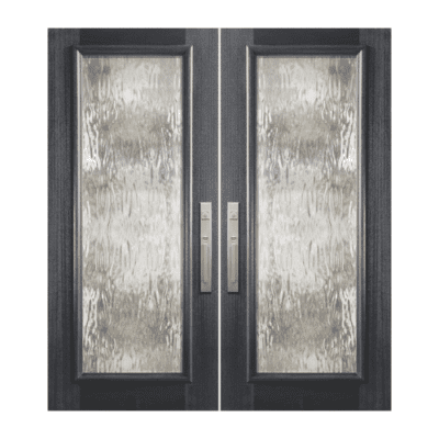 Full-Lite Classic Mahogany Exterior Double Door Slabs – Portobello Mahogany