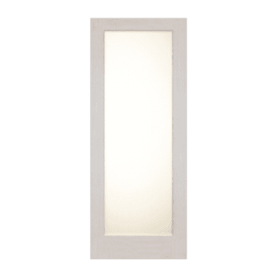 Full-Lite Midcentury Modern Italian Interior Single Door Slab – SH 14 Italian