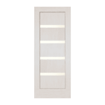 4-Lite Midcentury Modern Italian Interior Single Door Slab – SH 16 Italian