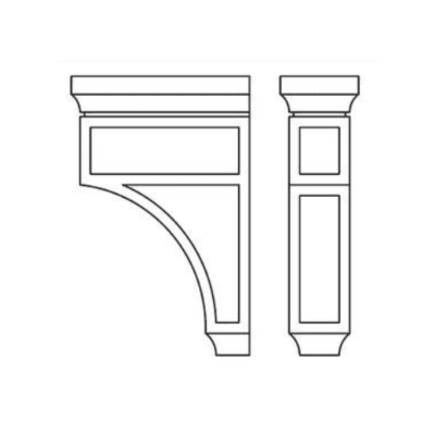 Matrix Midtown Grey (TG) – Large Corbel Recessed Center