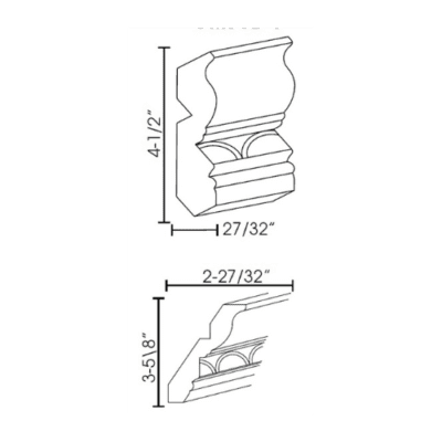 Matrix Signature Pearl (SL) – Crown Molding – Egg & Dart