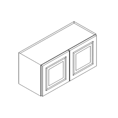 Matrix Midtown Grey (TG) – 2 Door 30″ Width / 24″ Depth Wall Cabinet