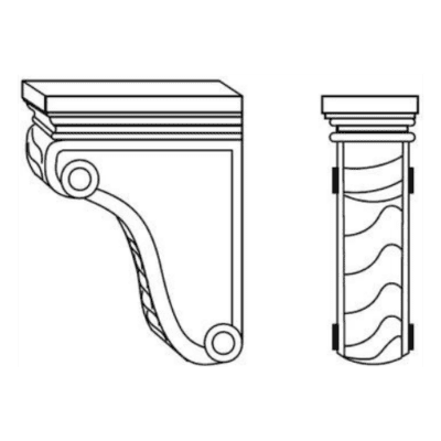 Matrix Pepper Shaker (AP) – Large Corbel