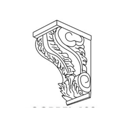 Matrix Uptown White (TW) – Small Corbel