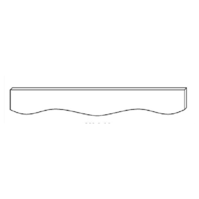 Matrix Uptown White (TW) – Sculptured Valance