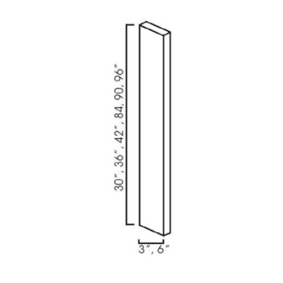Matrix Uptown White (TW) – Wall Filler 3″